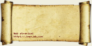 Isidora Vujošević vizit kartica